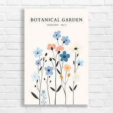 Botanical Garden Floral Canvas