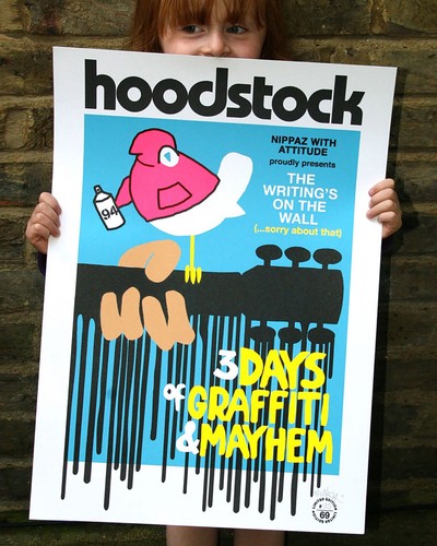 Woodstock poster graffiti - woodstock,