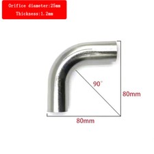 201 Stainless Steel Mandrel Exhaust Bends Pipe Elbow Grainy Pipe Bending 90 Grad