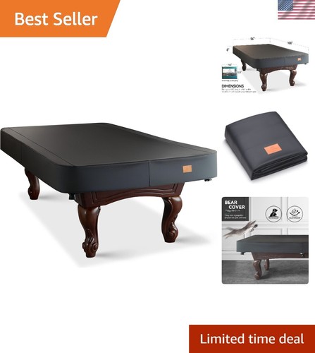 Durable black leatherette - leatherette, pool