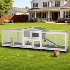 Large Rabbit Hutch 94.5" Bunny