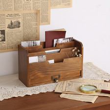 Wooden Desktop Storage Box