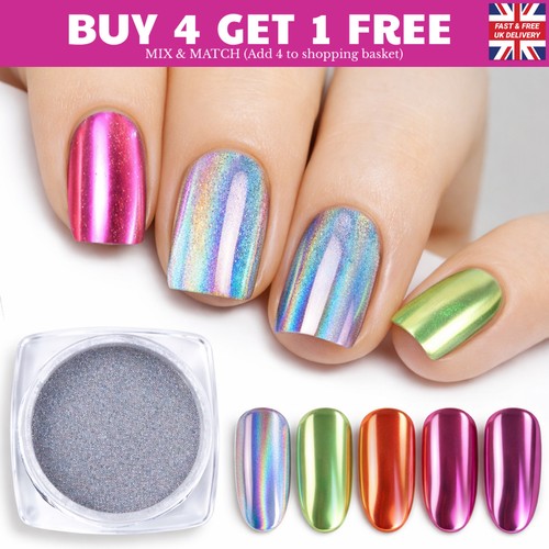 Unicorn nail chrome powder - unicorn,