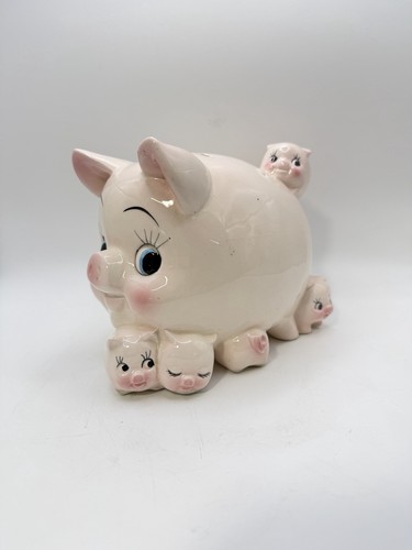 Vintage kitsch ceramic piggy - kitsch,
