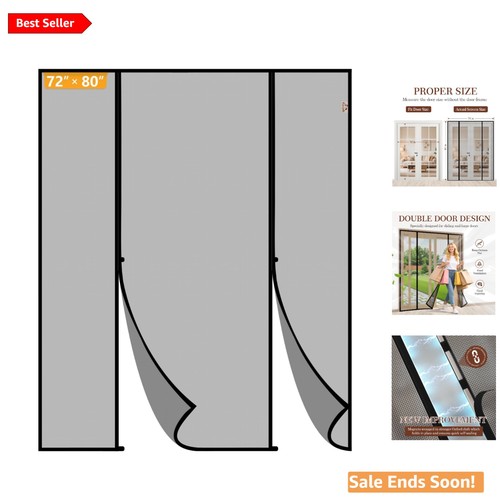 Magnetic screen door for - screen, large