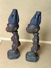 Vintage Yoruba 'Ere Ibeji' Twin Figures - Male & Female Pair