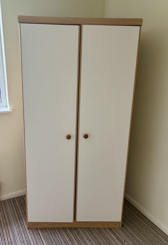 Double cream wardrobe with - cream,