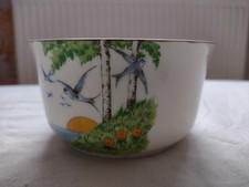 Vintage Czech Bowl With Bird