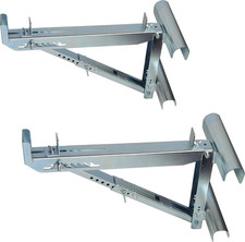 Ladder Jacks Scaffold Bracket, Two-Rung Short Body Extension Ladder Jack for Wor