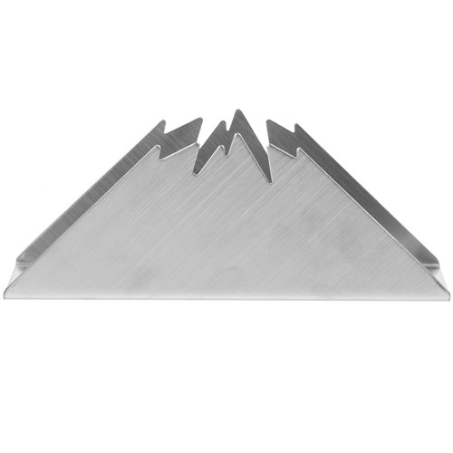 Metal napkin holder silver - holder,