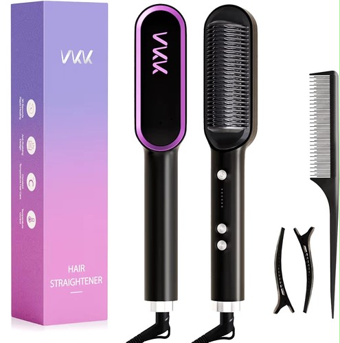 Vkk hair straightener brush - straightener,