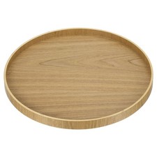 Wood serving tray - 12", round