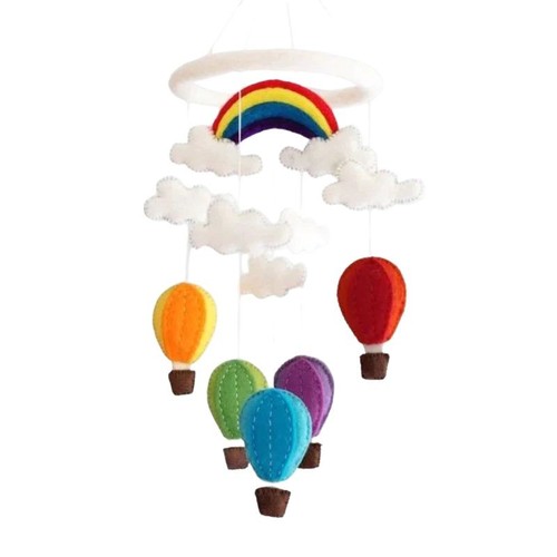 Hot air balloons cot mobile - balloons,