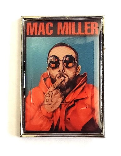 Mac miller enamel pin hat - mac,