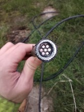 armoured cable 4mm² 7 Core PVC SWA . Two pieces and each is 4 metres long.