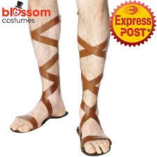 AC306 Roman Sandals Egyptian Caesar Spartan Greek Warrior Footwear Costume Shoes