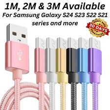 USB-C Fast Charger Cable for Samsung Galaxy S24 Ultra S23 S22 S21 S20 S10 S9 S8