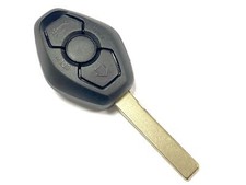 RFC 3 button HU92 key case for BMW E46 3 E60 5 X5 E53 6 E63 Series remote fob