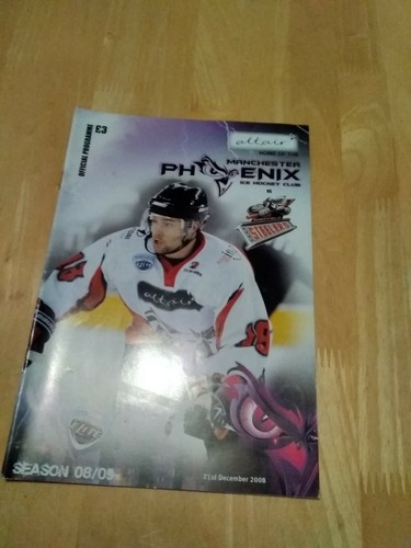 2008 manchester phoenix v - manchester,