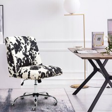 Cow Print Swivel Computer Home