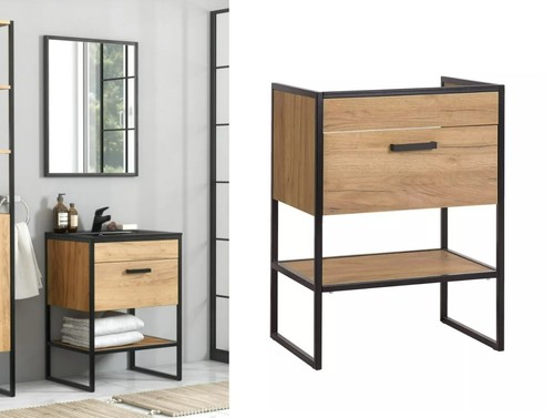 Industrial bathroom vanity - industrial,