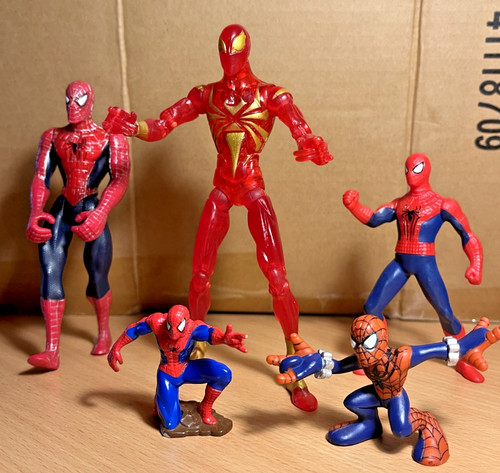 Spiderman action figures job - spiderman,