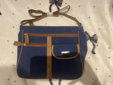 🤍womens Navy & Tan Natalie