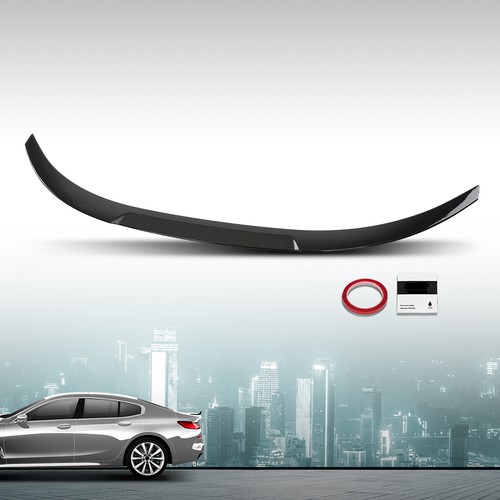 Gloss black rear spoiler - black, wing
