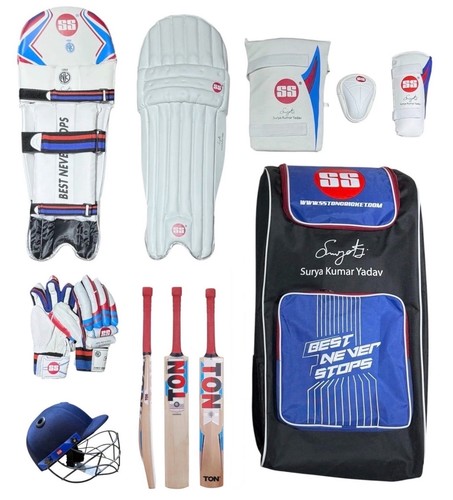 Full cricket kit 8pc set - ss,