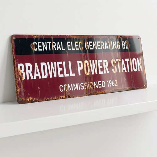 Bradwell power station sign - bradwell,
