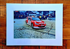 Marcus Grönholm | Peugeot 206 World Rally Car | Signed Print | Rallying | WRC