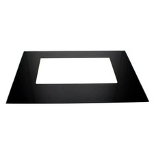 Indesit Oven Door Glass Black