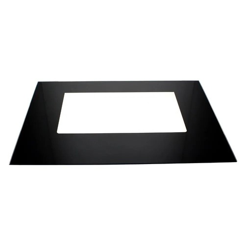 Indesit oven door glass black - indesit,