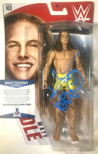 Wwe matt riddle signed mattel - ,