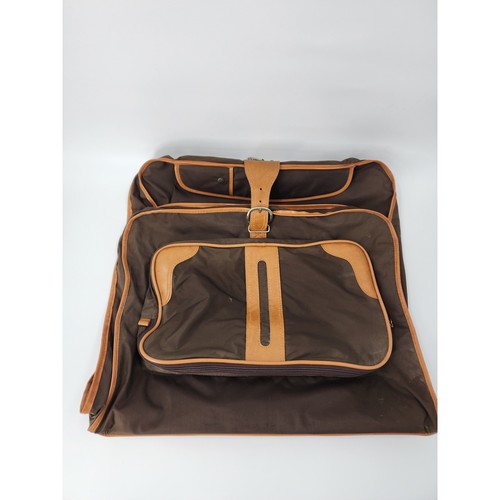 Vintage brown nylon leather - vintage,