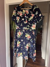 Brand New Navy Floral Faoux