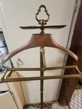 Vintage Brass Suit Valet