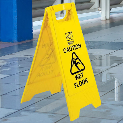 Caution wet floor - caution,