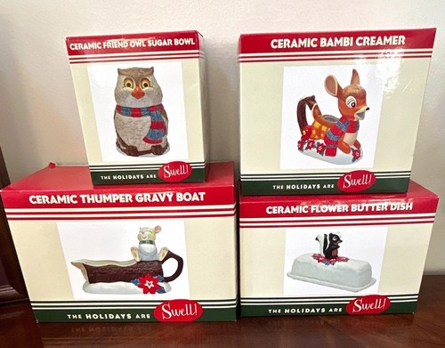 Disney bambi holiday dish set - bambi,