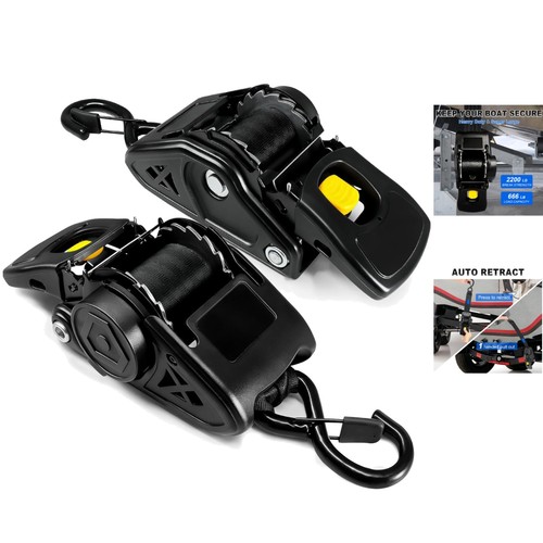 Auto retracting boat - straps,