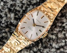 Vintage Everite Swiss Made Watch, 17 Jewels, Hand Wind, Gold-Plated Bracelet