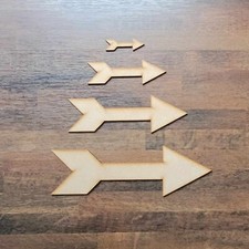 Wooden Large Laser Cut Arrow