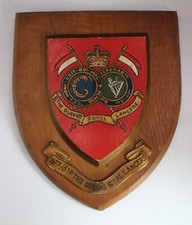 16th./5th The Queen's Royal Lancers  Oak Wall Plaque Shield Crest