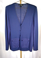 ST JOHN BLUE JACKET BUTTONS SZ