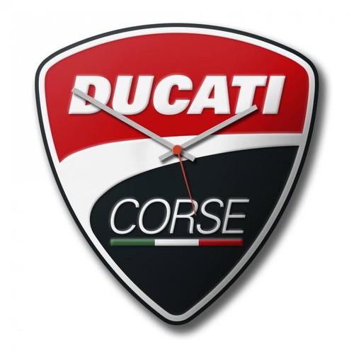Ducati metal power wall clock - power,