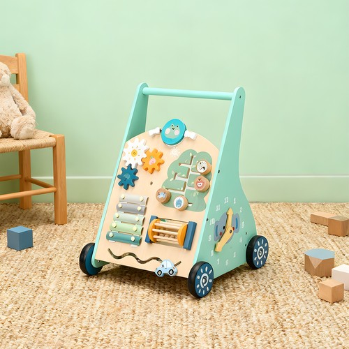 Wooden baby walker - baby, with