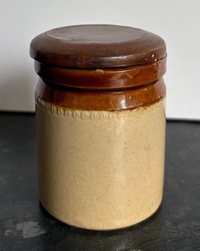 Vintage small stoneware two - vintage,