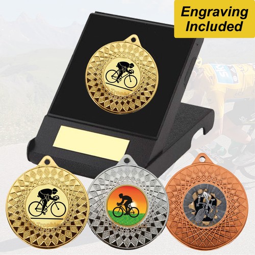Cycling medal box free - in, box,