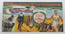VINTAGE TYPHOO TEA 100 YEARS OF GREAT BRITISH ACHIEVEMENTS CARD BOOK