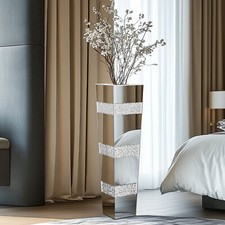 Mirrored with Crushed Diamond